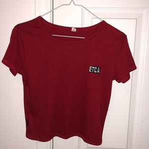 Tight Red Shirt